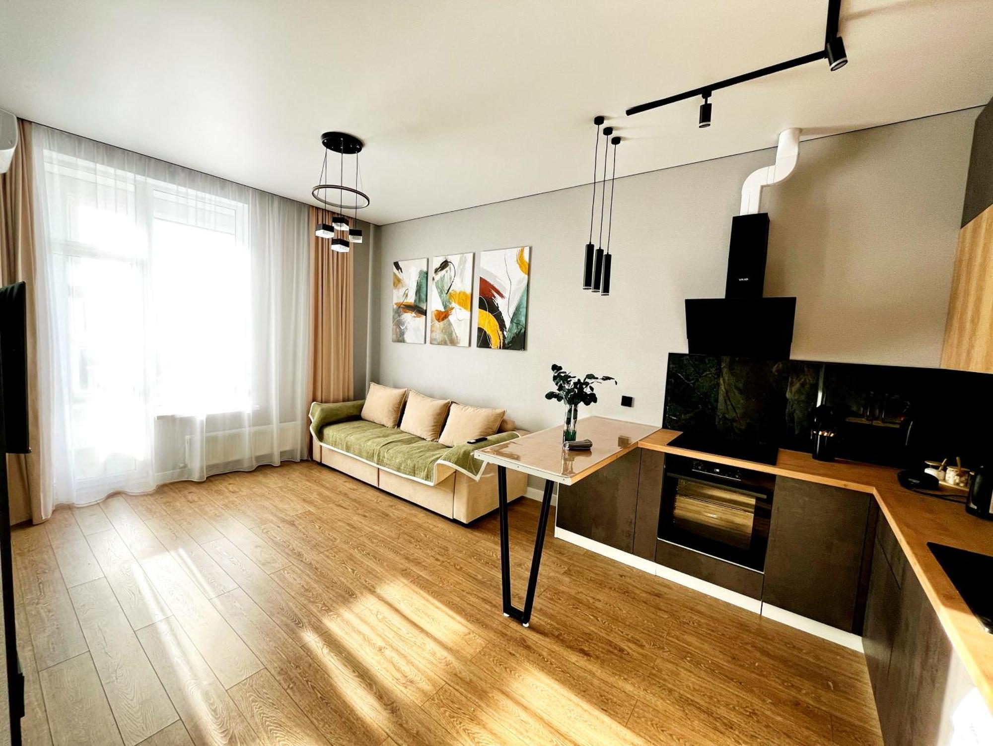 Apartment новая на левом берегу астаны *